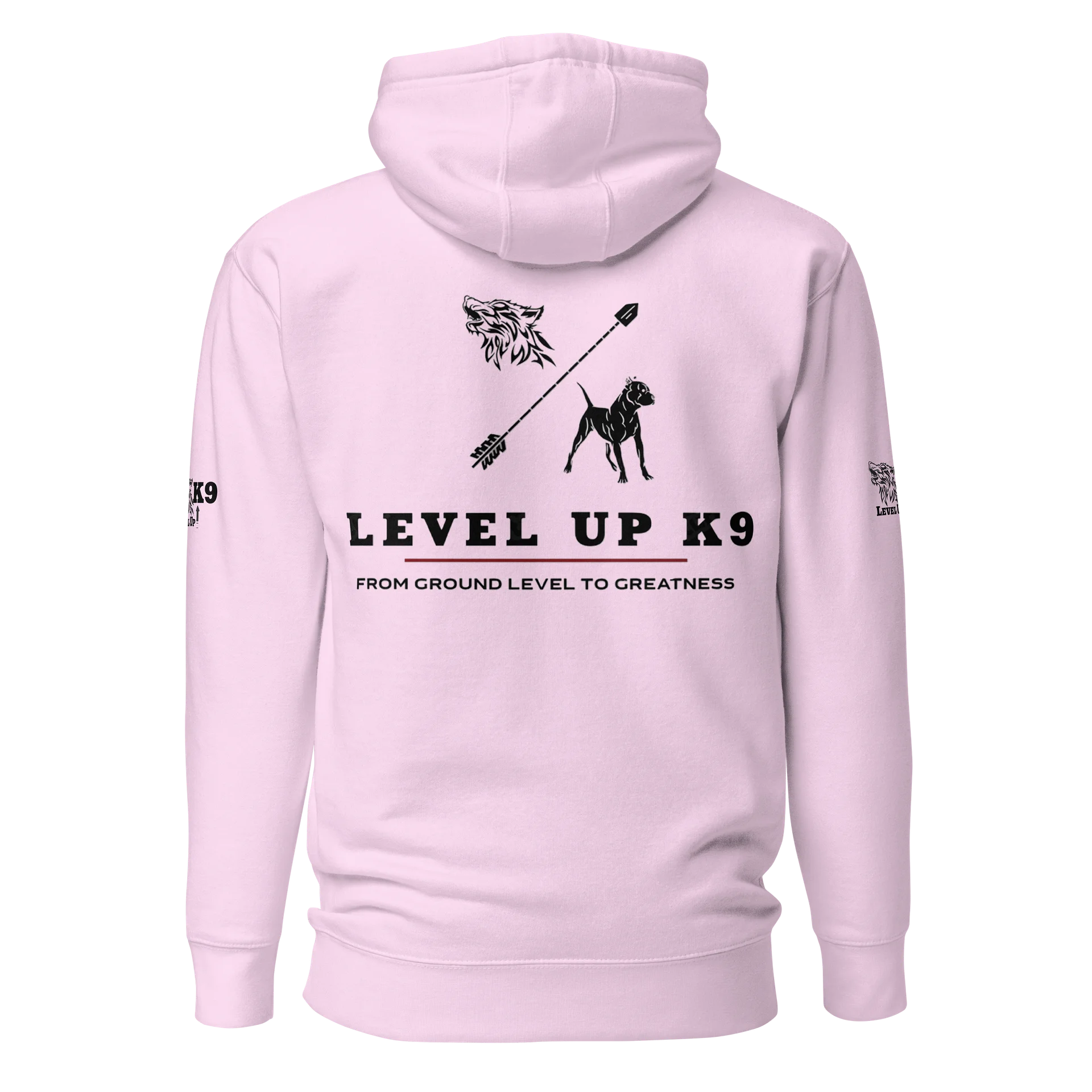 Level-UP K9 Standard Hoodie ( Lavender ) product image (5)
