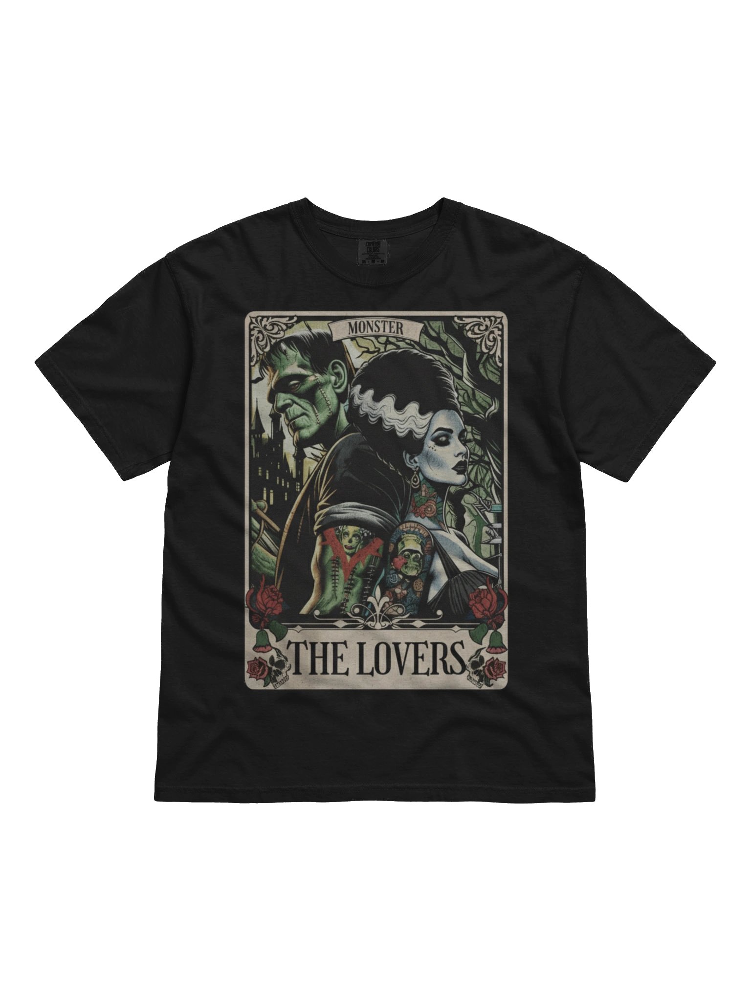 The Monster Frankenstein And Bride The Lovers Tarot Card product image (1)