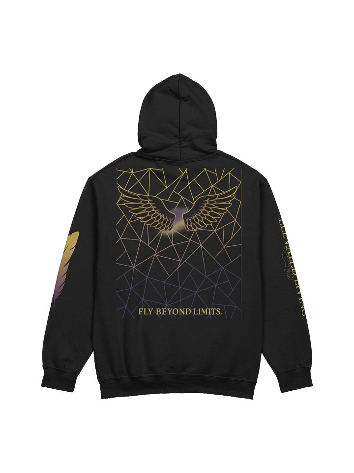 Elevated Living Hoodie – Gold Edition product image (2)