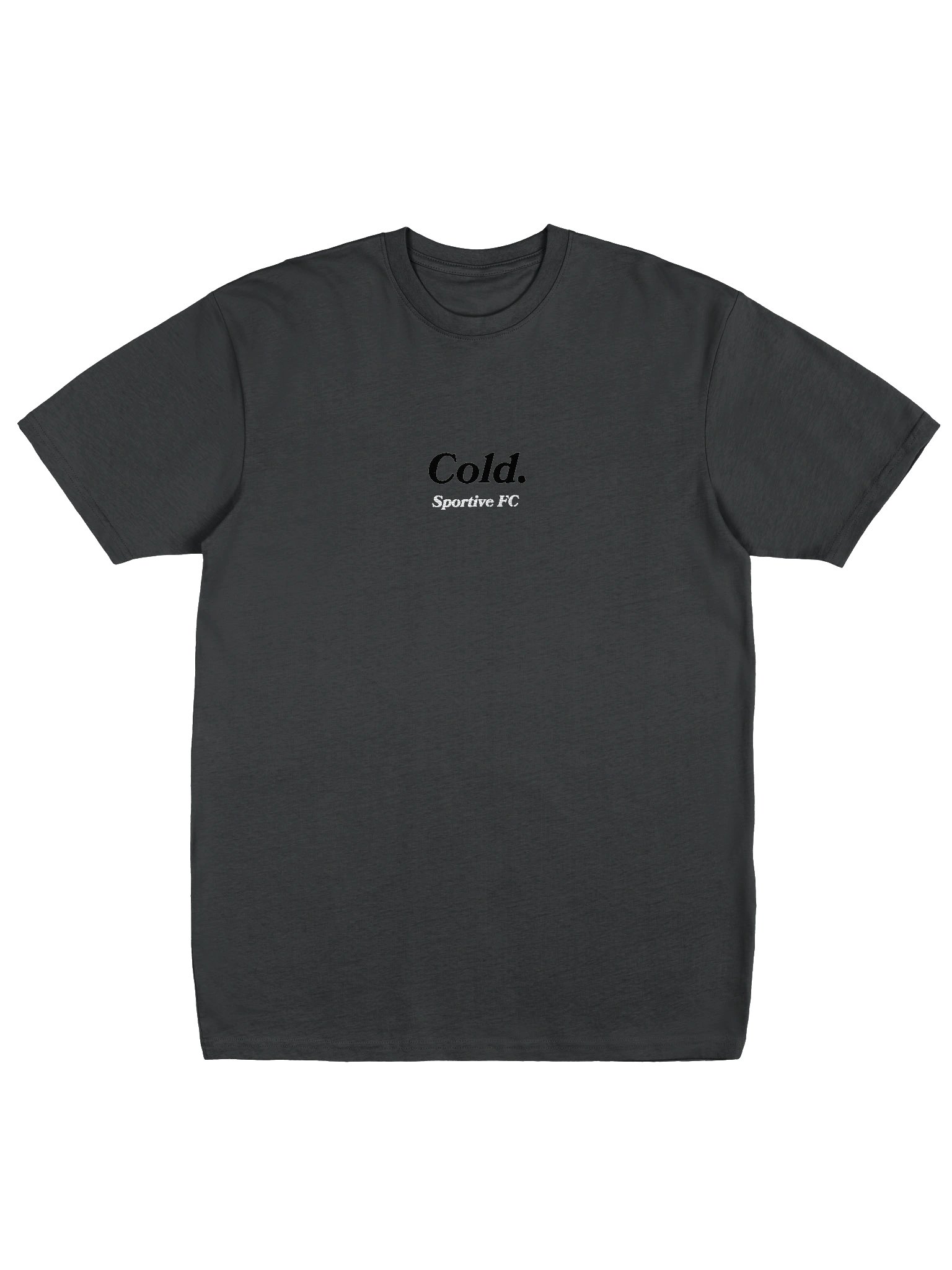 Black and White Cold Heavyweight Tee - Embroidered product image (2)