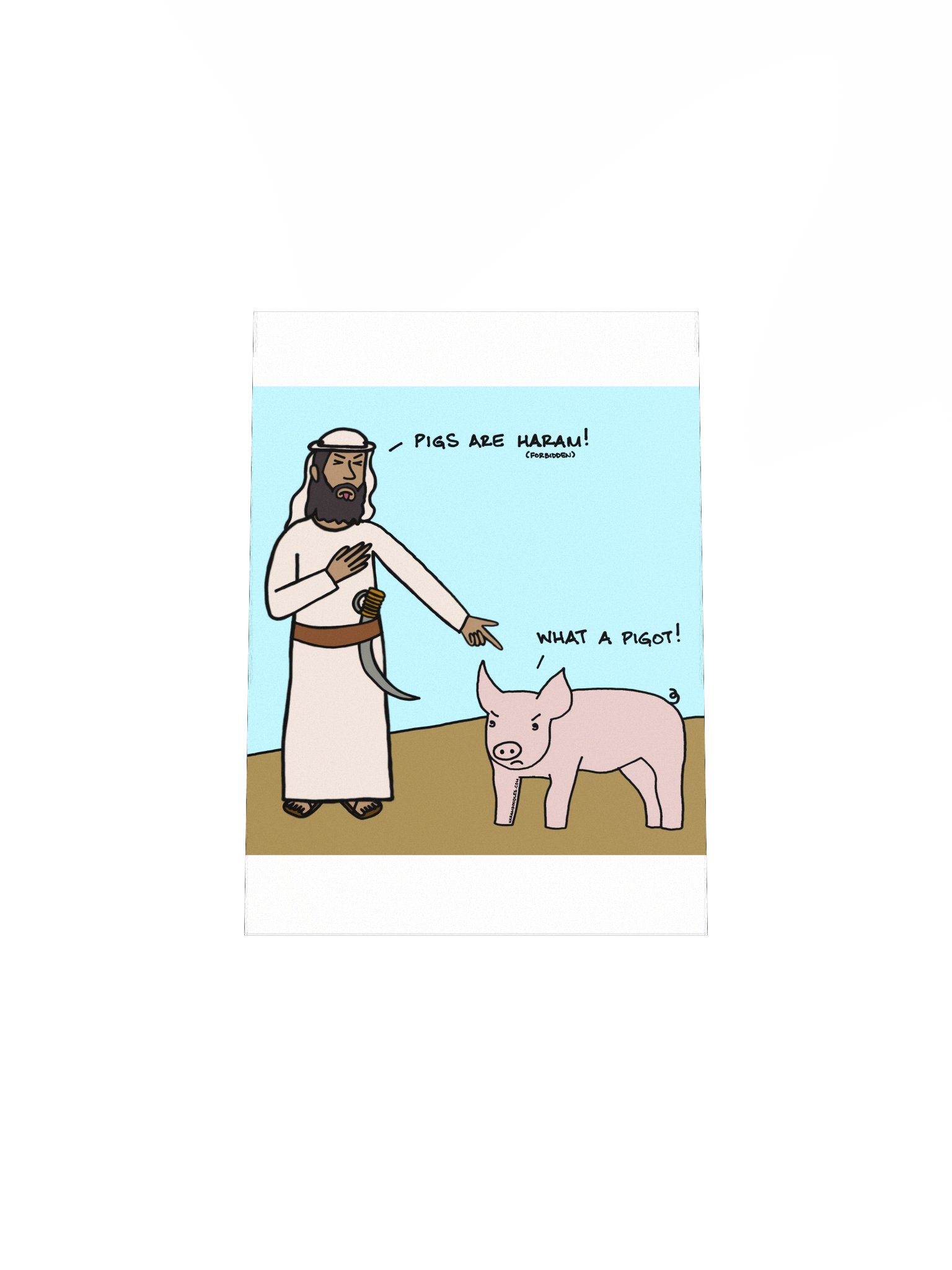 Pigs are Haram. Pigot! Poster product image (4)
