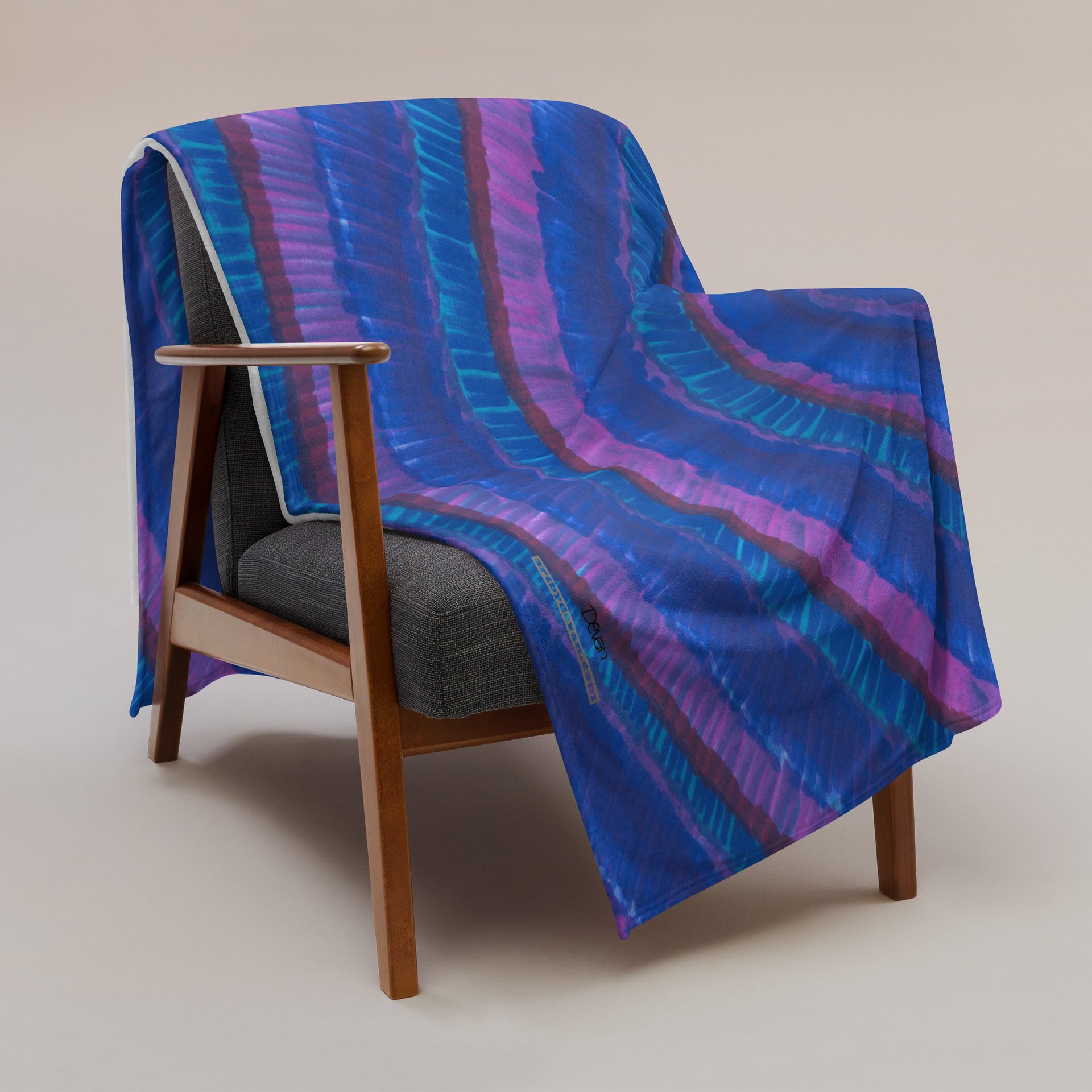Purple SWIRLS Blanket product image (3)