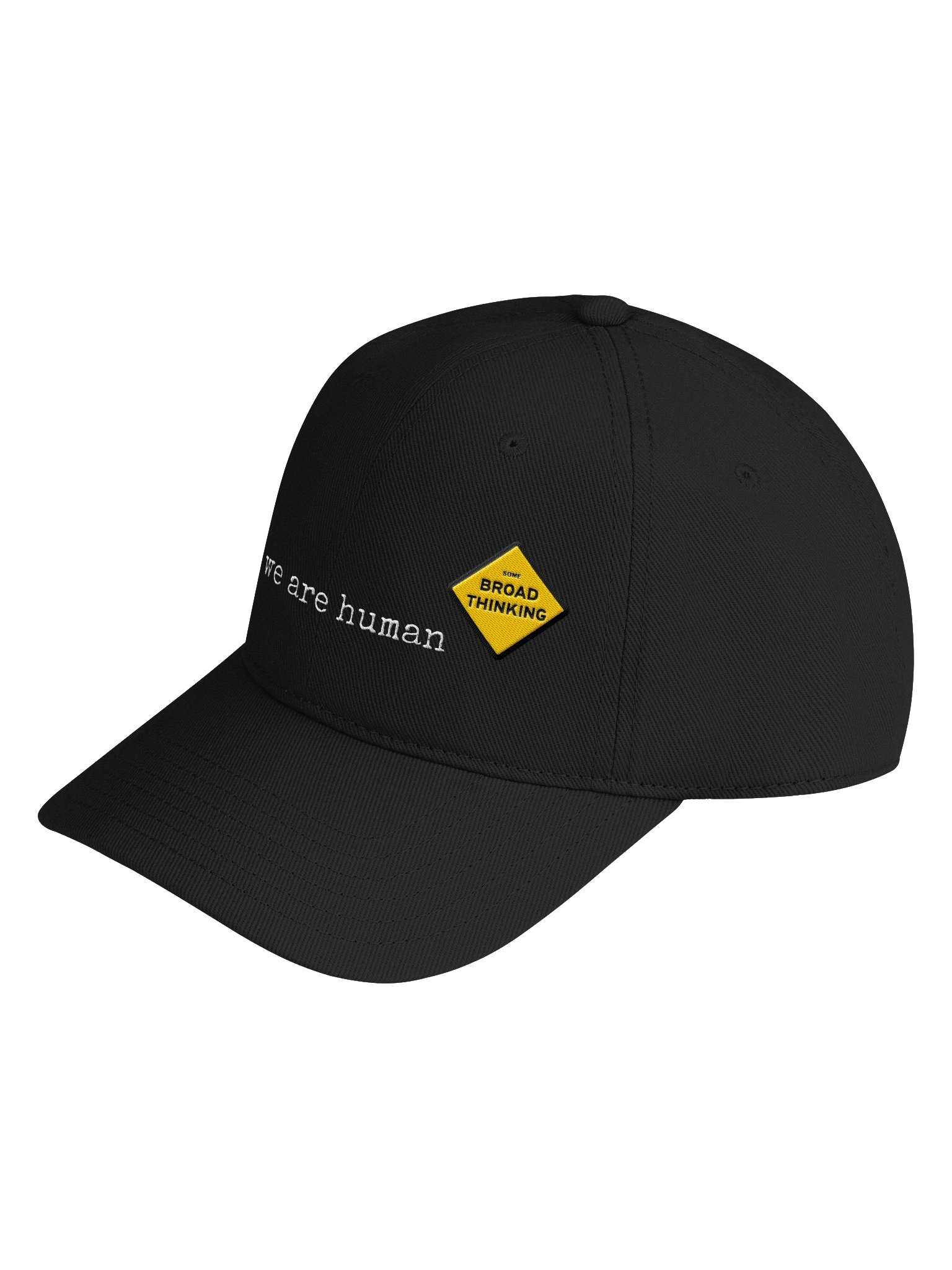"first, we are human" Embroidered Baseball Cap product image (3)