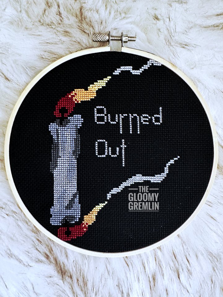 Burned Out - 6" Stitched Piece product image (1)