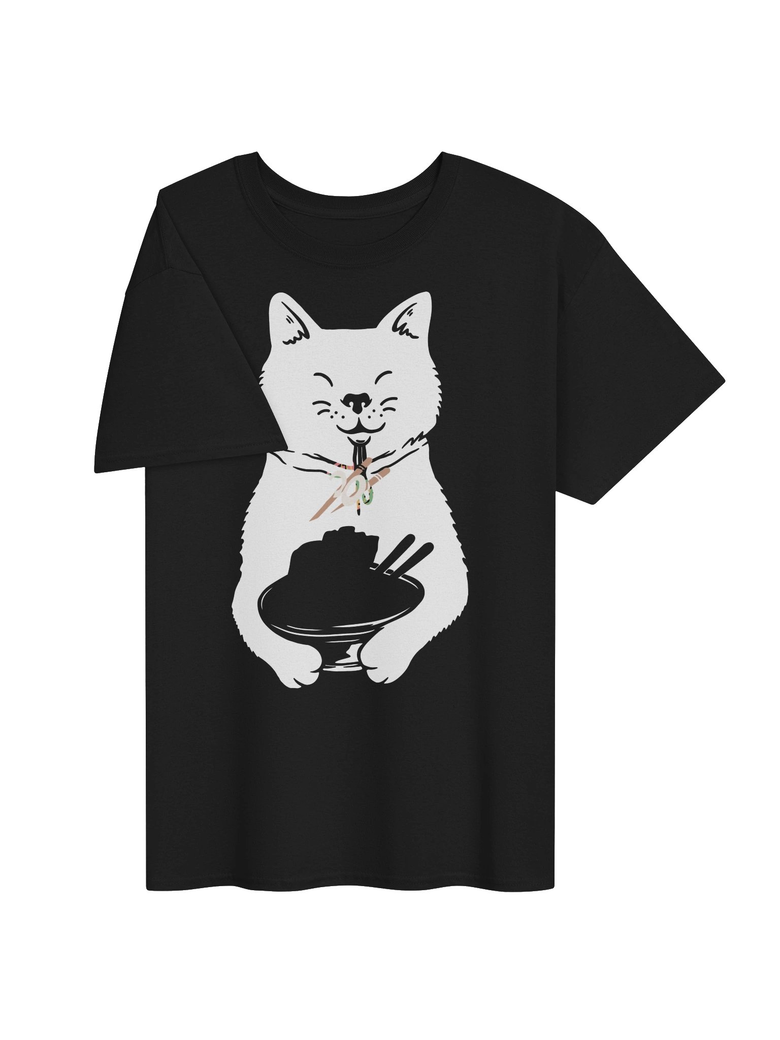 Cat Eating Desert T-Shirt product image (3)