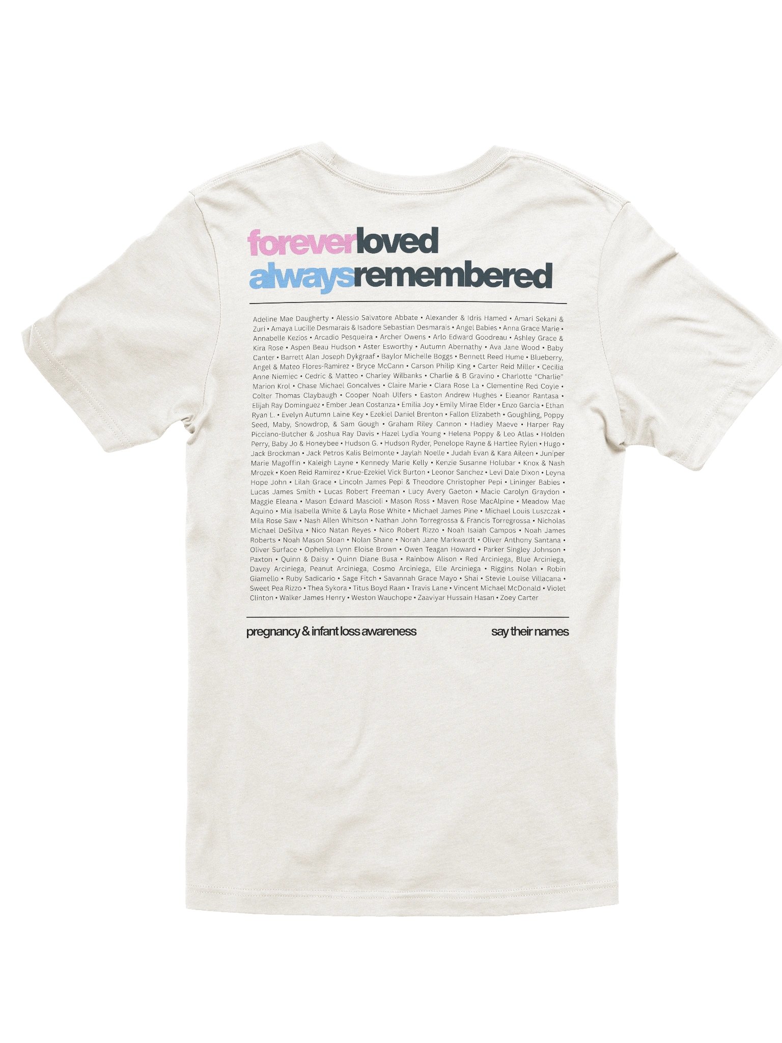 '1 in 4' Floral 2026 Memorial Shirt (soft, light) product image (2)