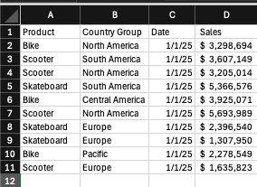 Template - How to combine multiple sheets in Excel product image (1)
