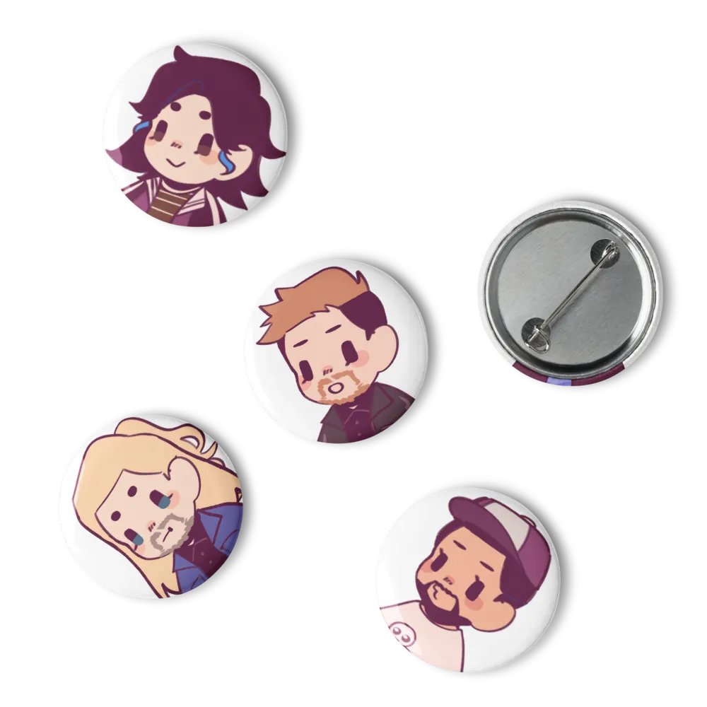 [GS] Pin Set V2: DLCs & Bald product image (4)