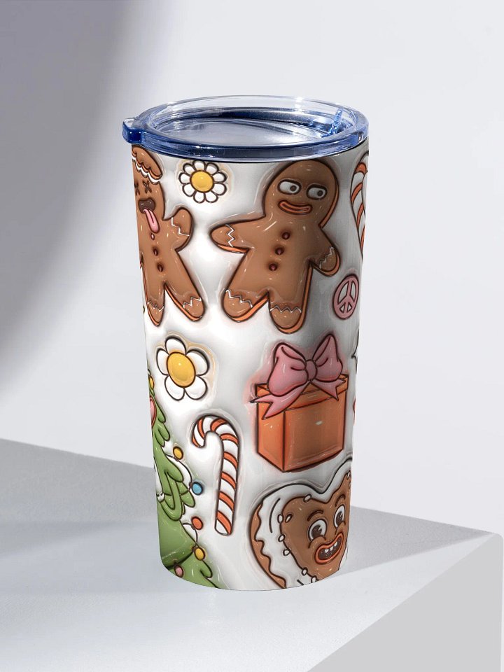 Ginger Retro Holiday Stainless Steel Tumbler product image (2)