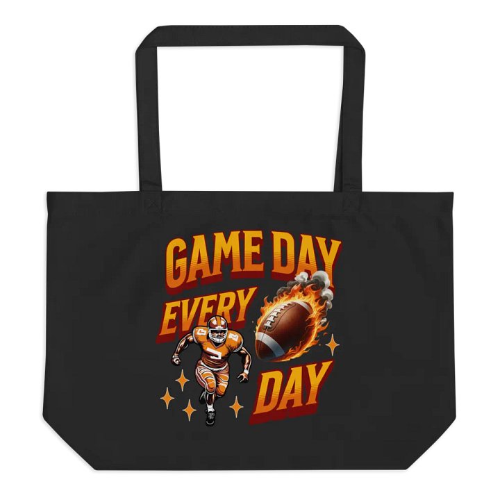Game Day Every Day Football Flaming Tote product image (1)