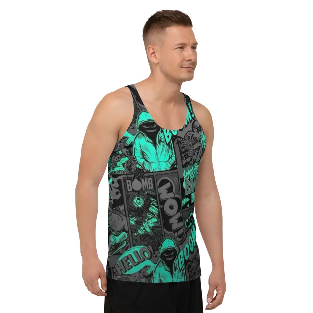 Urban Vibes Comic Tank Top product image (10)