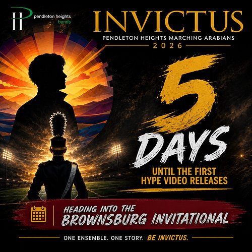 5 days until the Brownsburg Invitational means 5 days until our first hype video of the season. Are you excited?