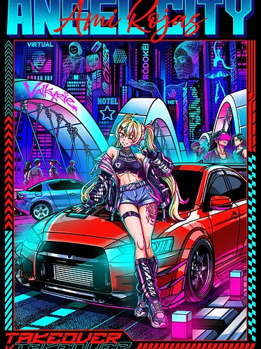 Ami Rojas // Angel City, 2045 ⚡

Twin-tails. Pink tips. An attitude to match.

Some people race to win. Ami races to make sur...
