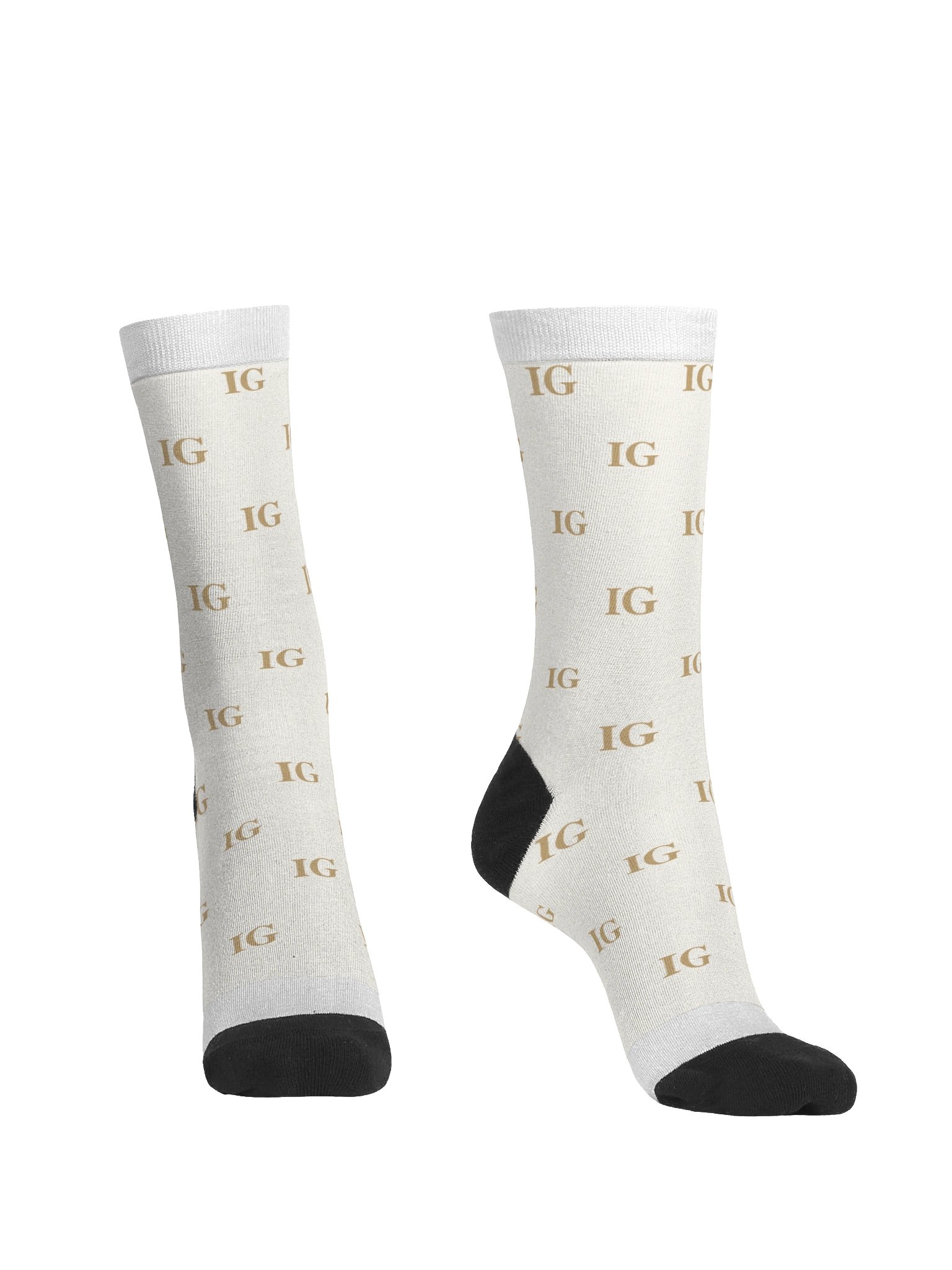Idle Garage IG Pattern Crew Socks product image (2)