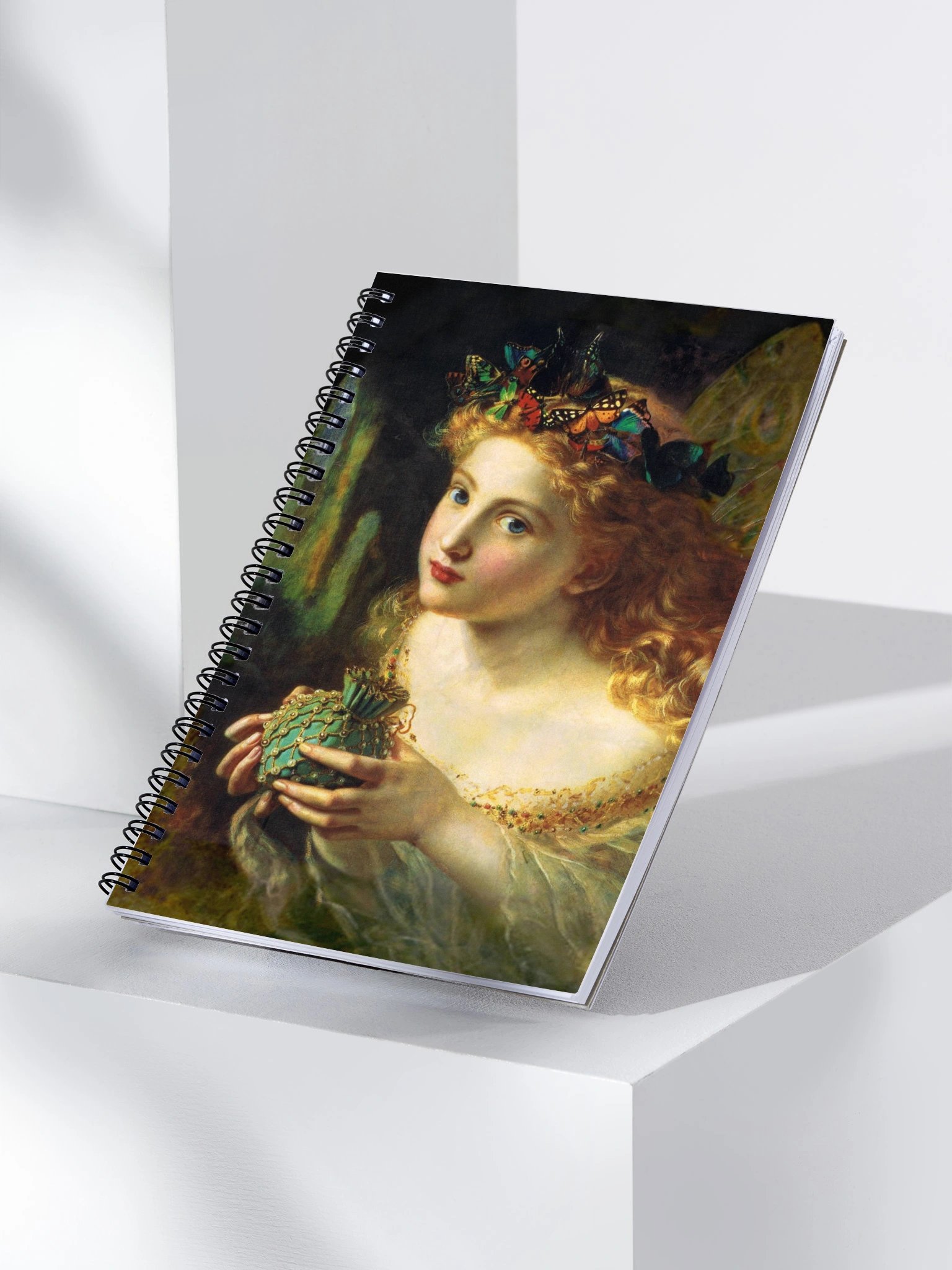 "A Portrait of a Fairy" by Sophie Gengembre Anderson Spiral Notebook product image (3)