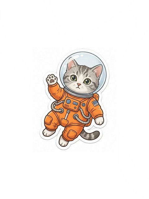 Space Kitty Poster