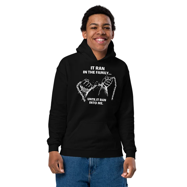 It Ran Into Me Hoodie For Kids From The Generational Shift Collection. Redefining Legacy product image (2)