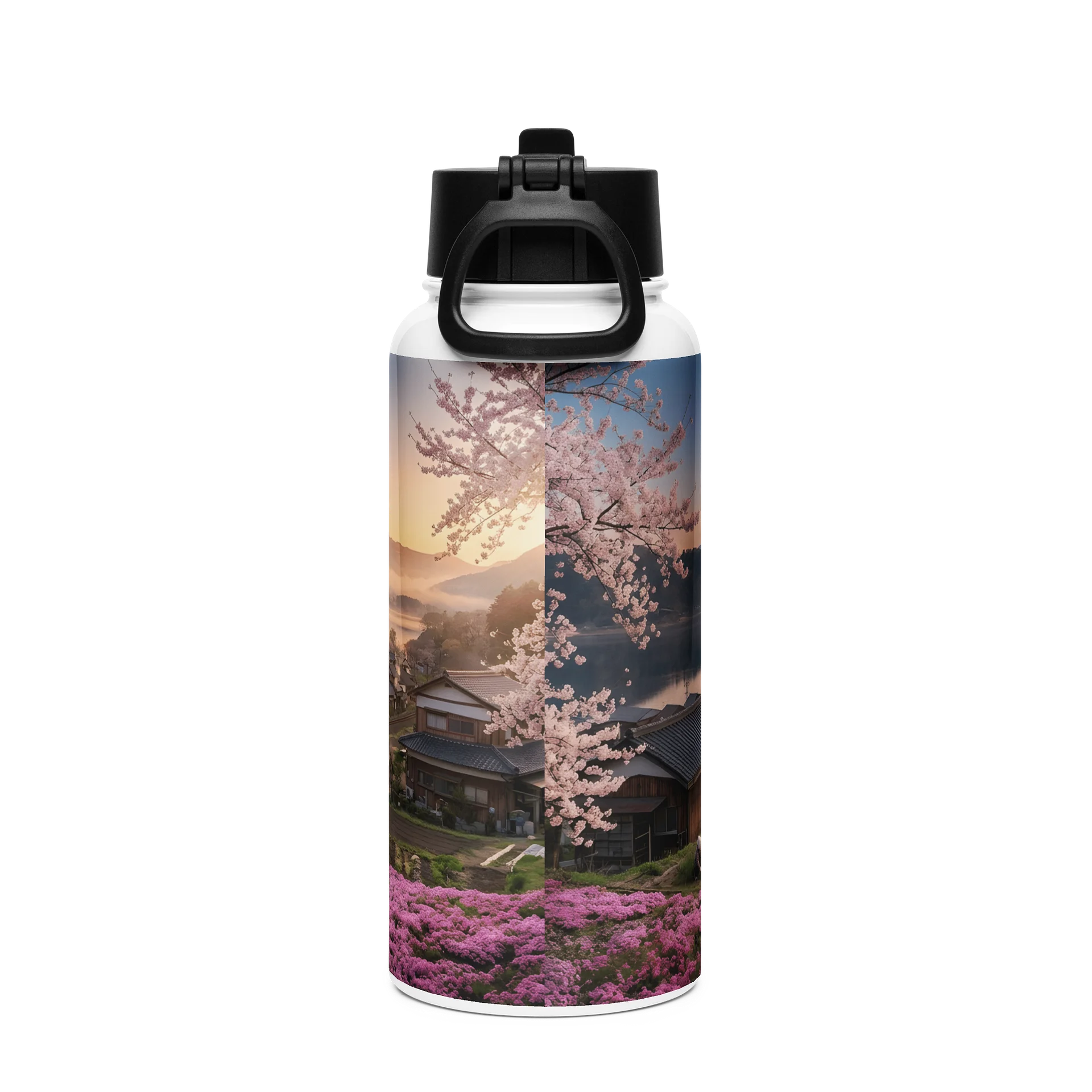Mount Fuji Stainless Steel Water Bottle with Straw Lid (32 oz) product image (2)