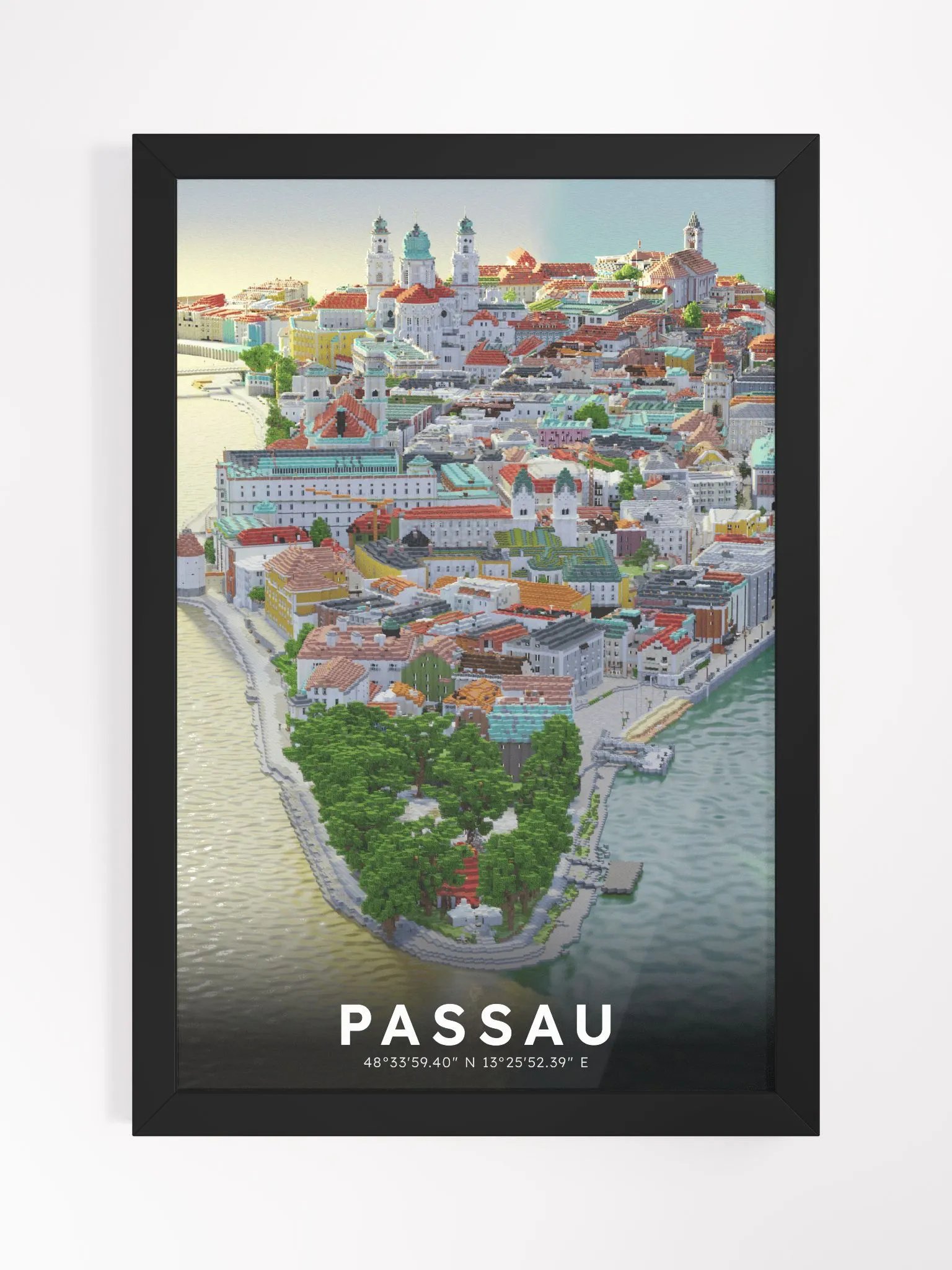 Framed Passau poster product image (1)