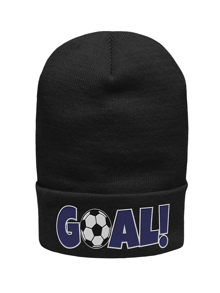 GOAL! Embroidered Soccer Cuffed Beanie product image (7)