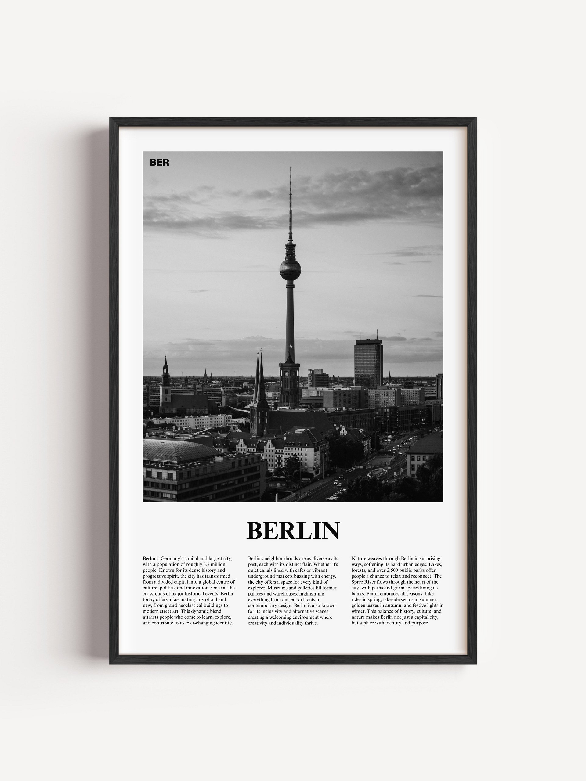 Berlin 01 Newspaper Poster product image (1)