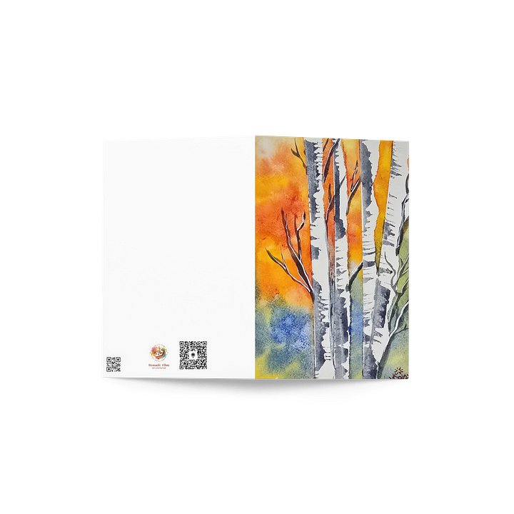 Fall Birch - Greeting Card product image (2)