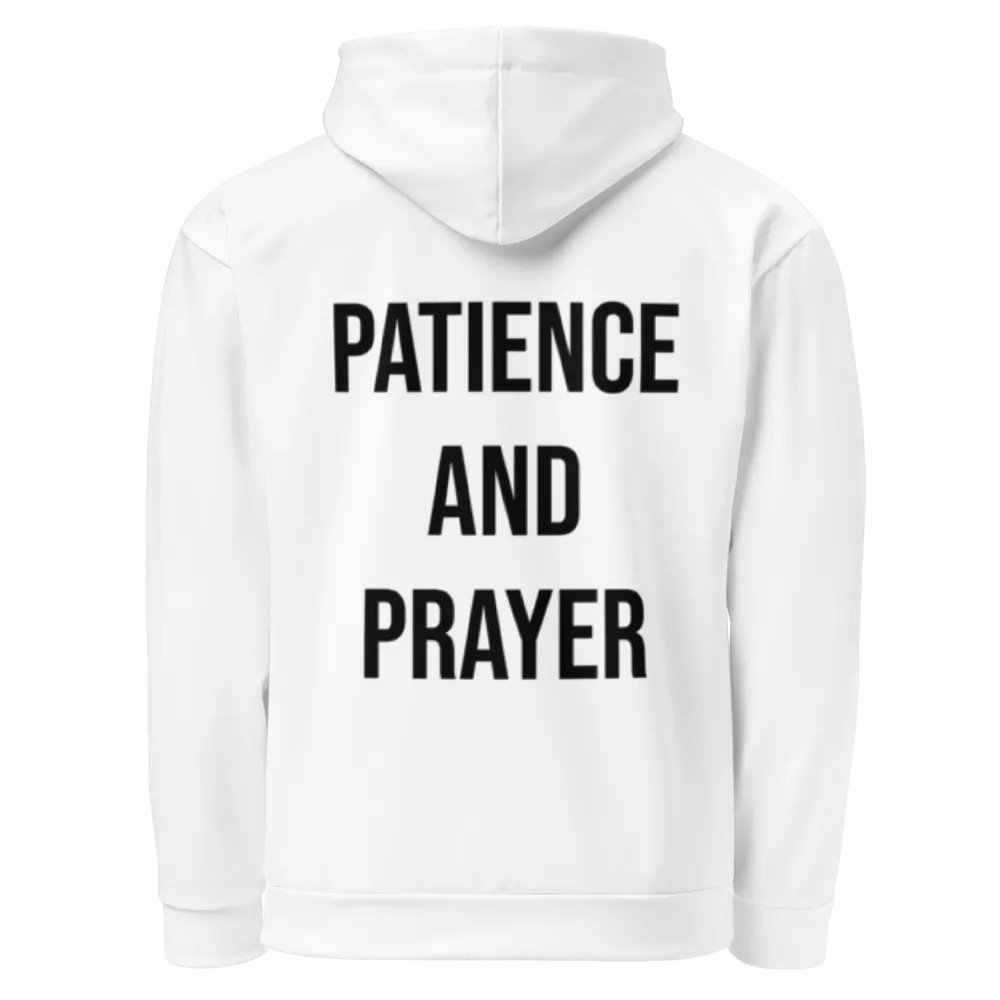 Strength in Patience -Midnight Black Canvas Unisex Hoodie product image (3)