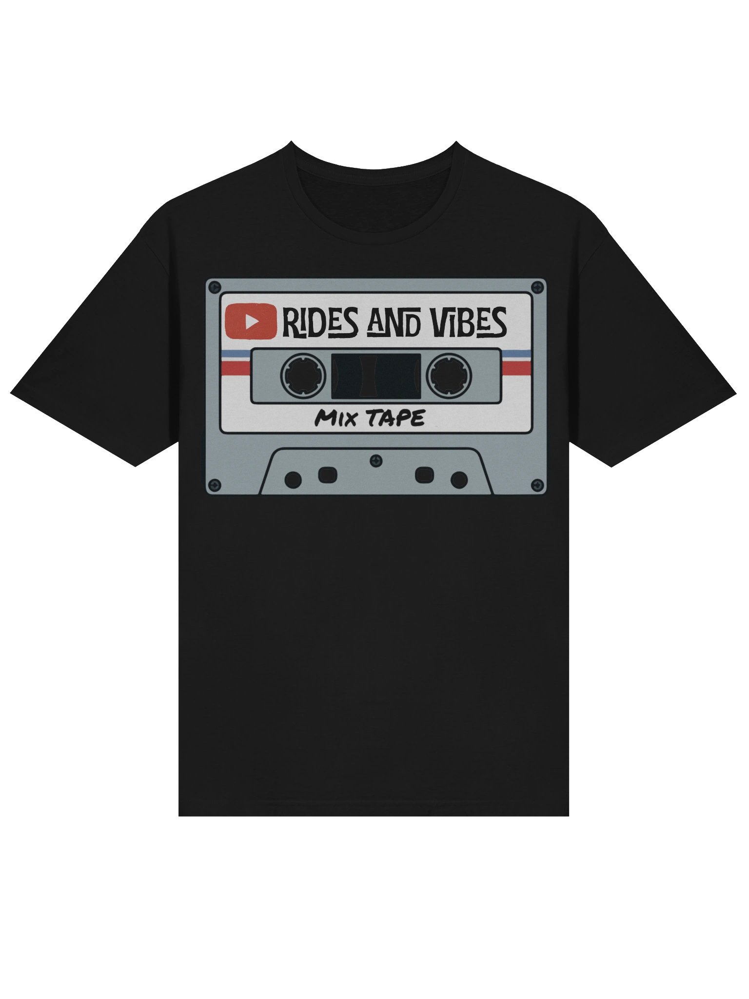 Rides and Vibes Retro Mix Tape Graphic Tee front product image (19)