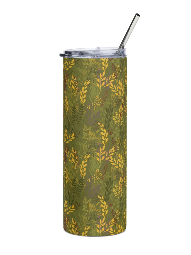 “Moving Meadows” 20-Ounce Stainless Steel Tumbler with Straw product image (12)