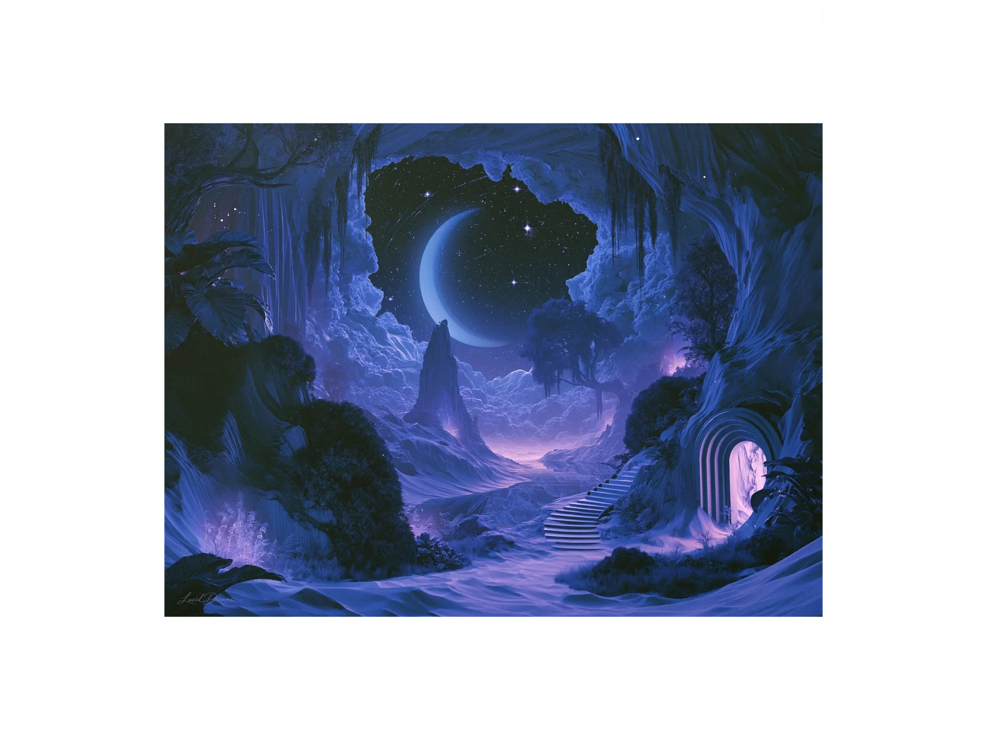 Crescent Doorway Art Print — The Crescent Dream Doorway product image (1)