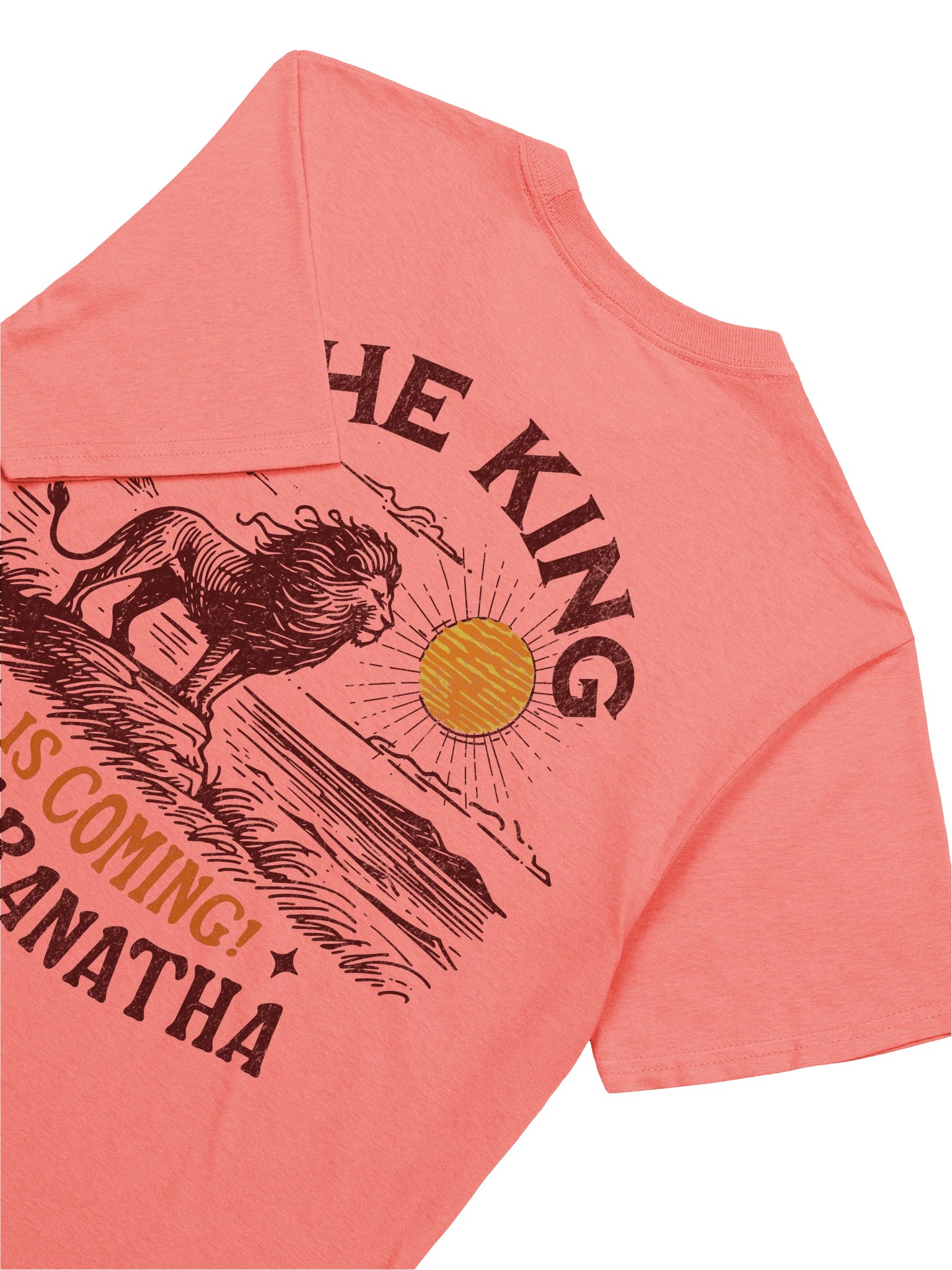 Maranatha, The King Is Coming Men's Tee - Front & Back product image (7)
