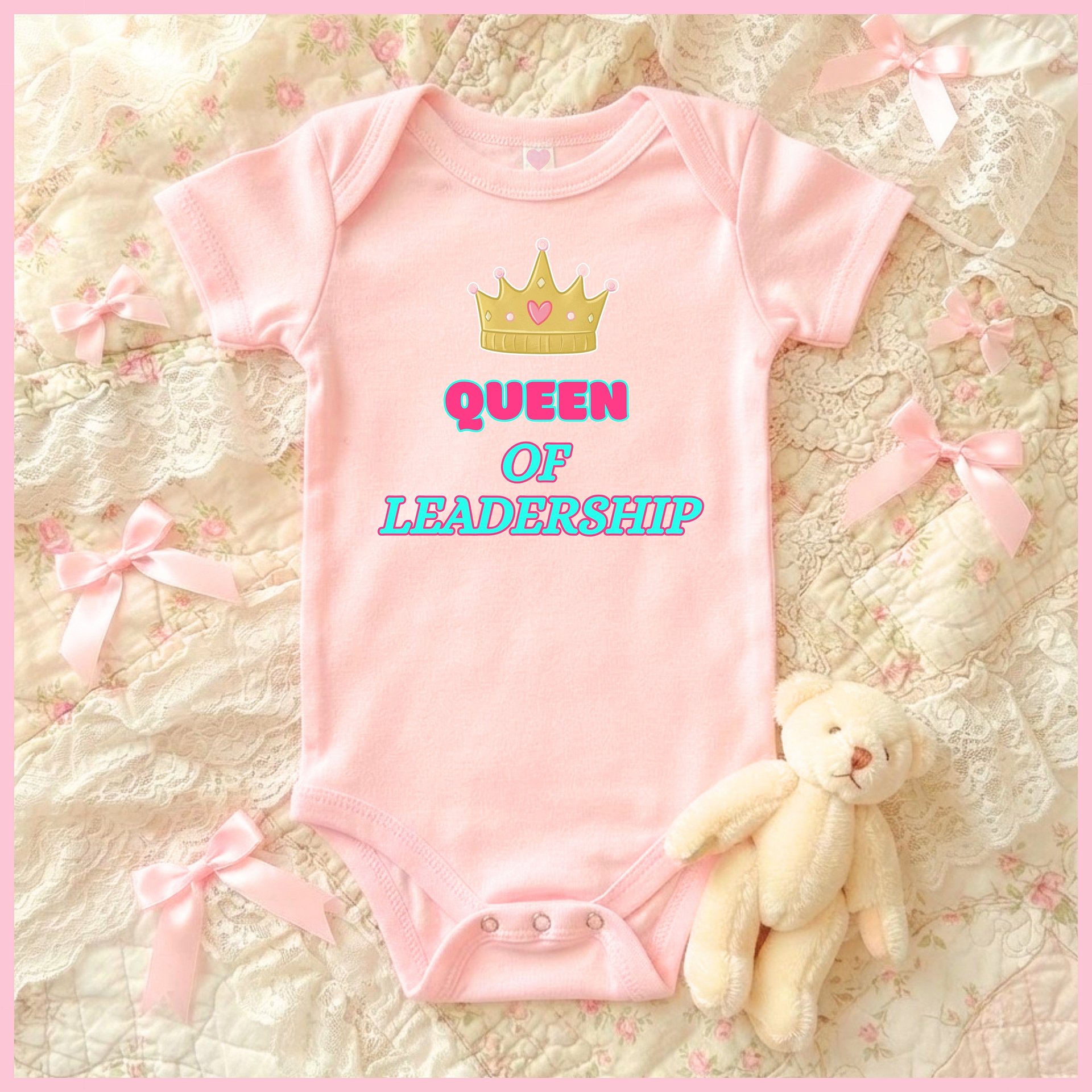 Queen of Leadership🩷Super Soft🪽Onesie🩷 product image (1)