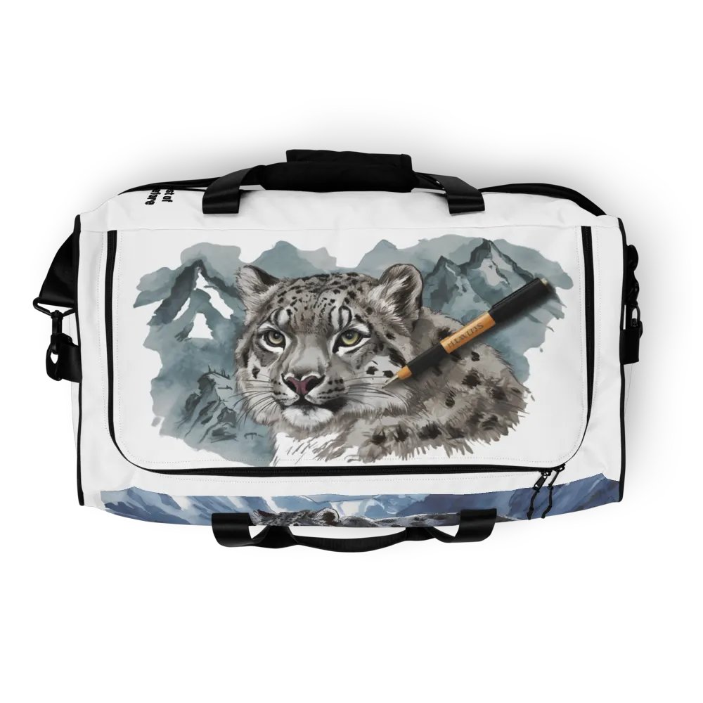 Snow Leopard Stalker Duffle Bag product image (8)