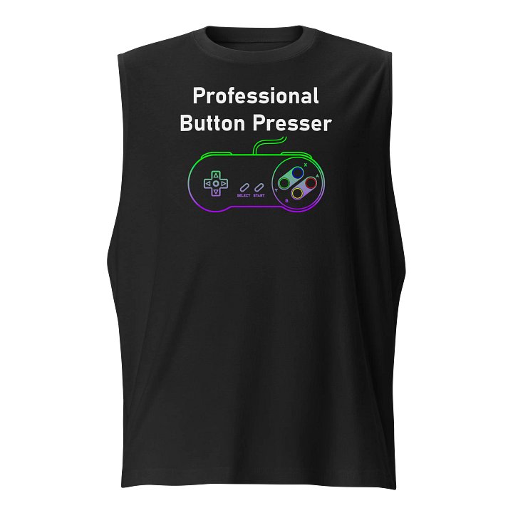 Professional Button Presser Muscle Tank product image (1)