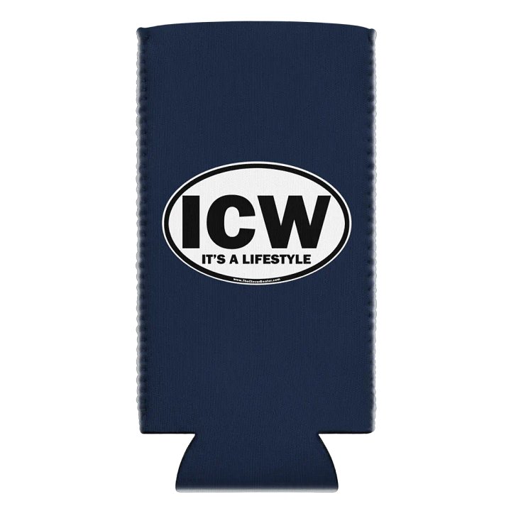 ICW-It's A Lifestyle - Dark Blue Can Koozie product image (2)