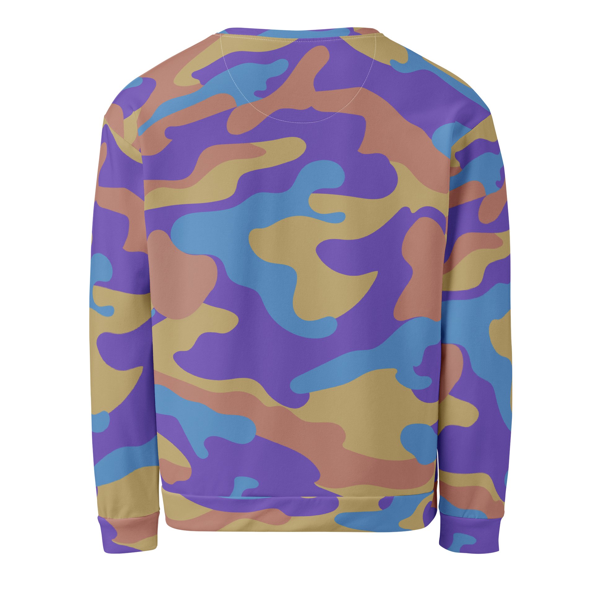 Pastel Camo Sweatshirt – Soft-Tone Streetwear Crewneck product image (2)