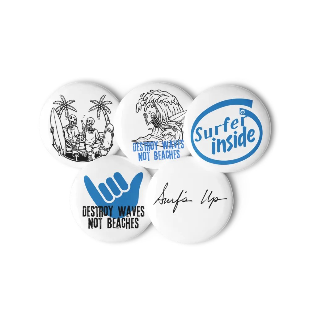 Surfer Pin Button Set product image (11)