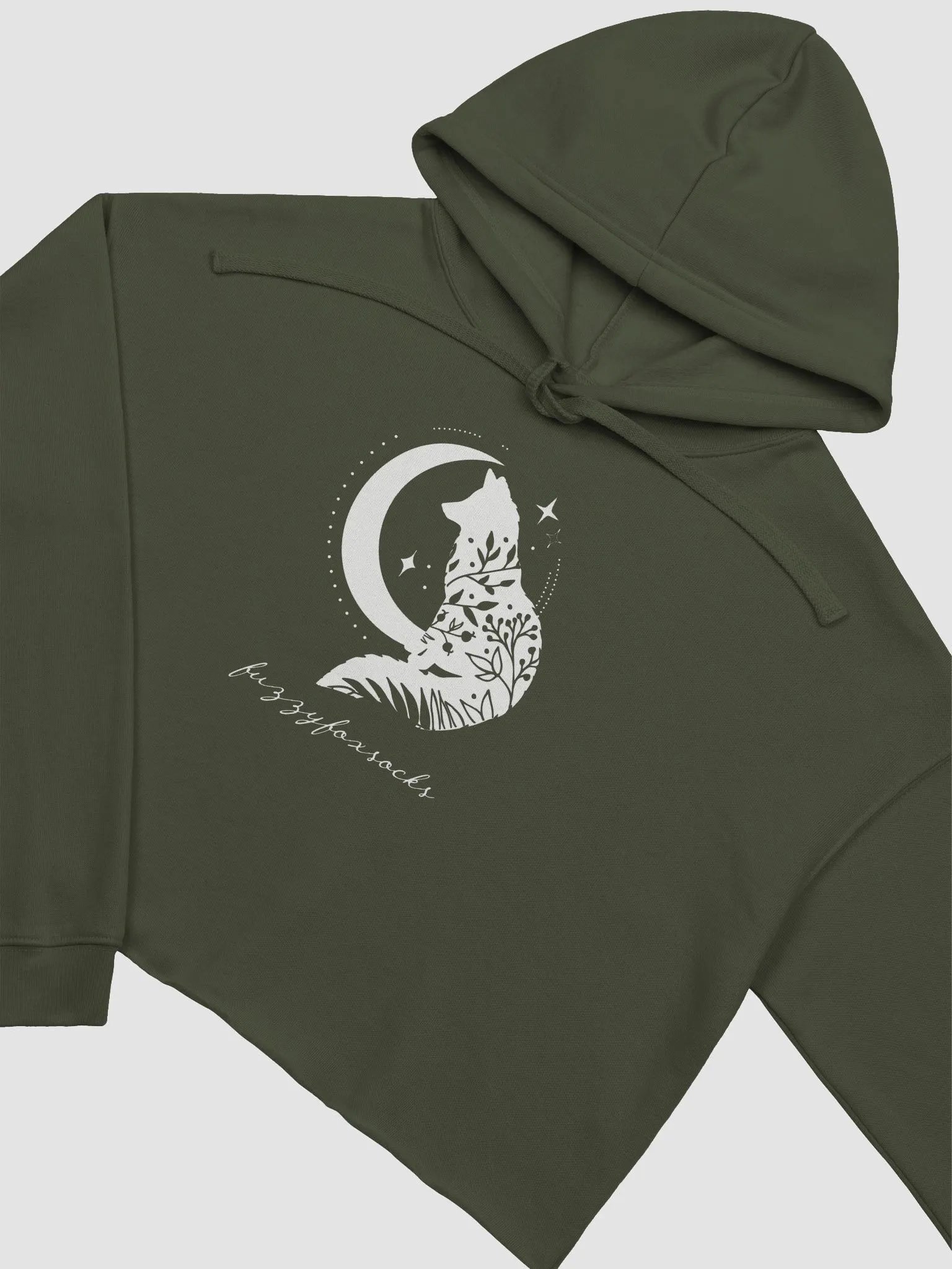 moon fox V2 - cropped hoodie product image (3)