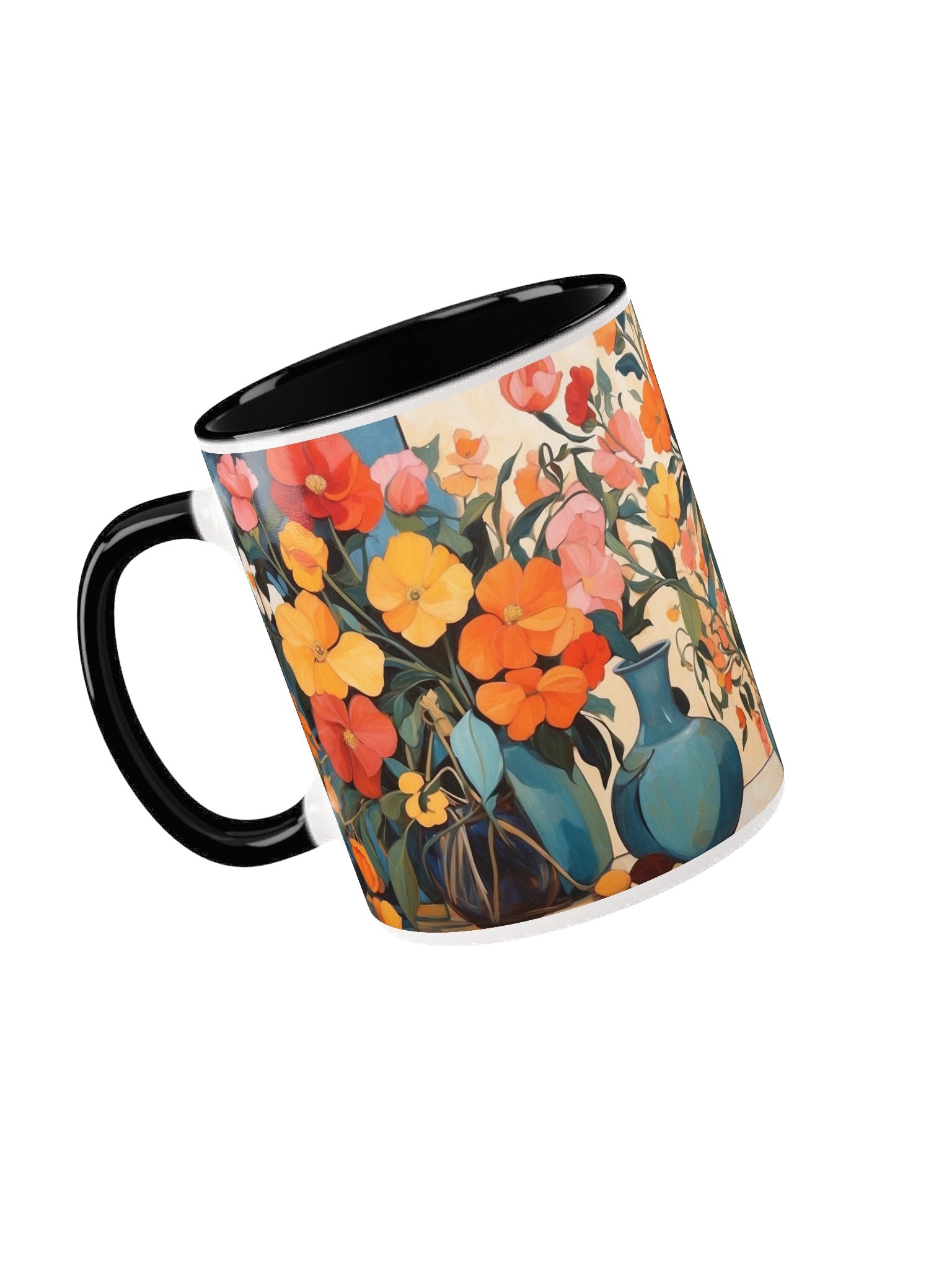 Vibrant Floral Symphony Ceramic Mug product image (33)