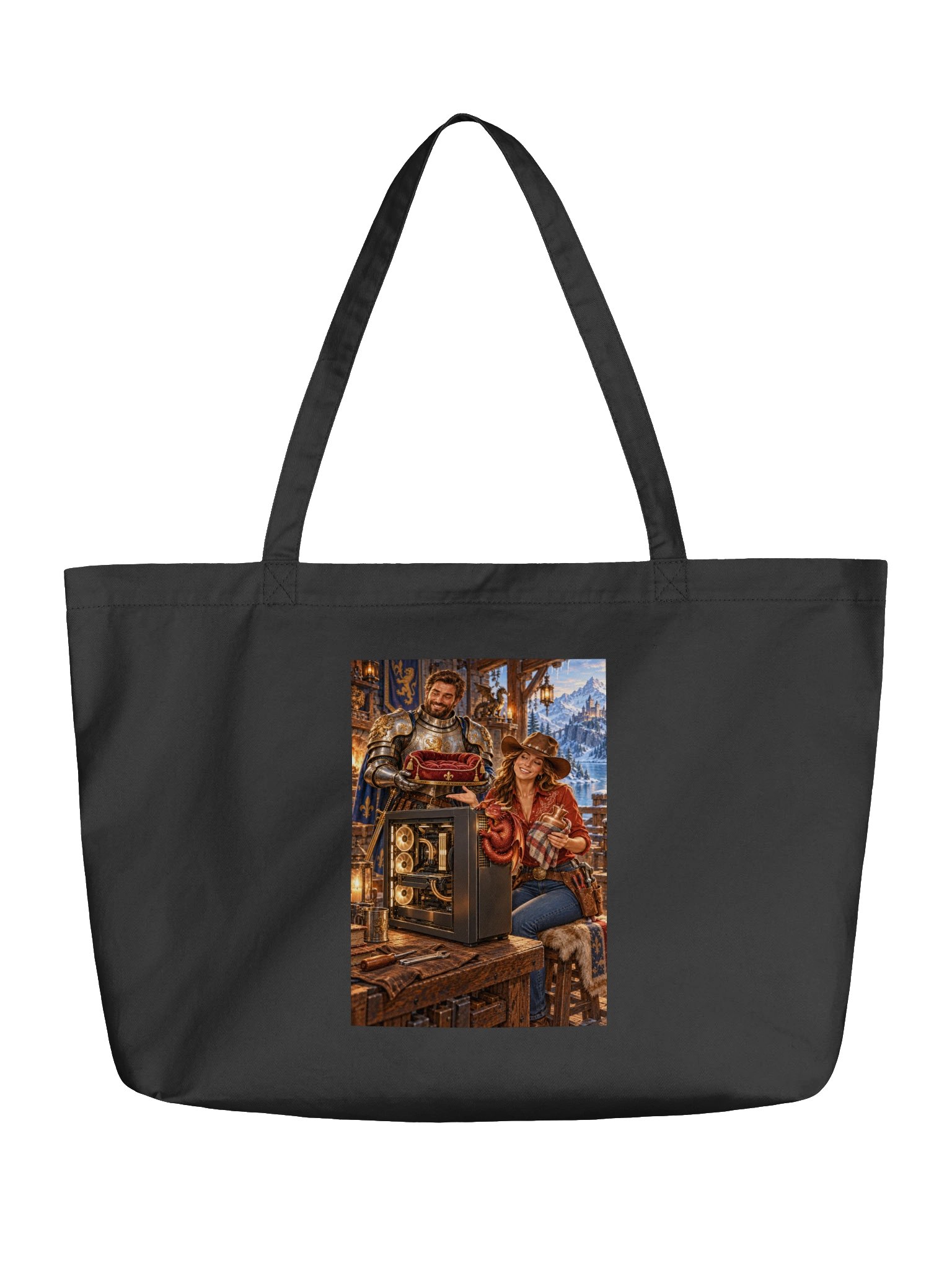 Dragon Cooling Cotton Tote product image (1)