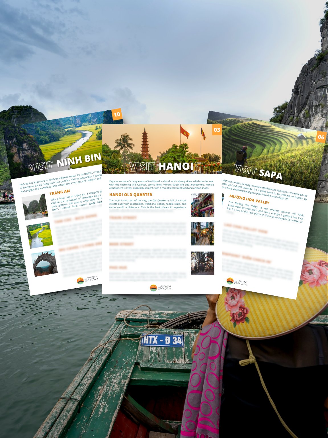 VIETNAM Map & Guide for Easy Trip Planning (100+ Map Pins) product image (4)