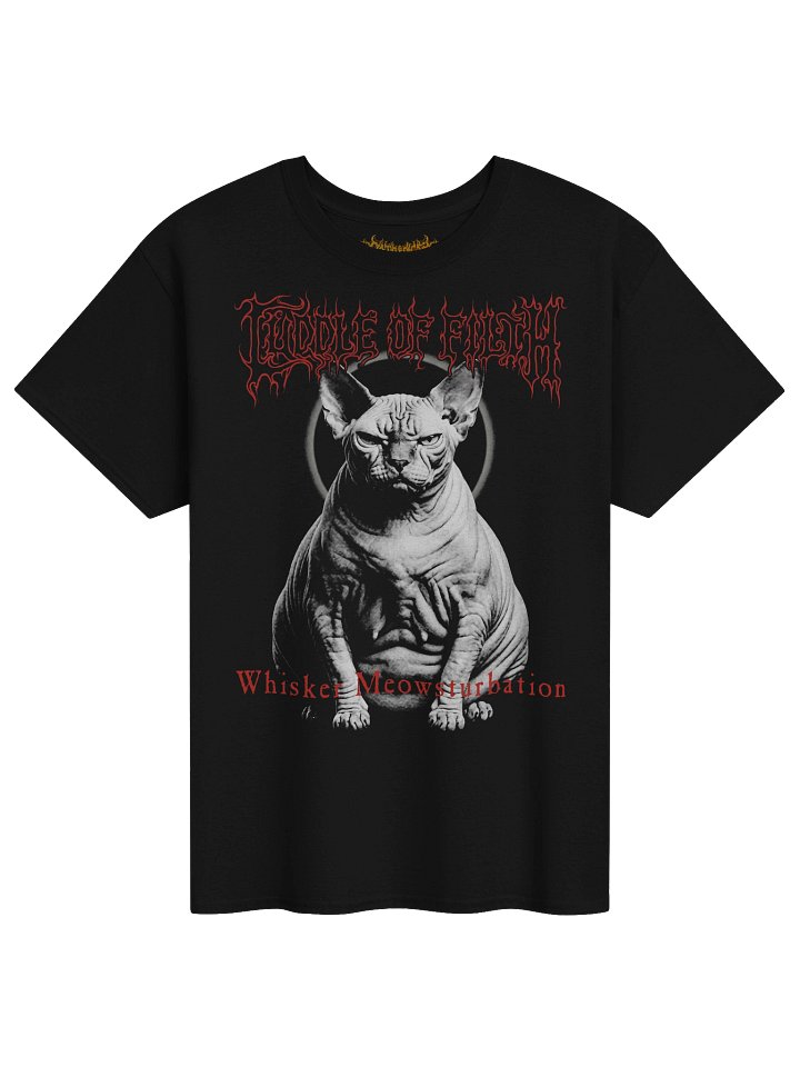 CUDDLE OF FILTH — JESUS IS A CAT TEE product image (1)