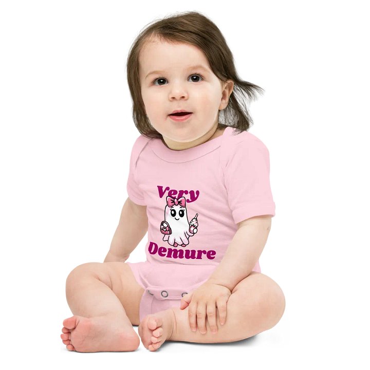 Very Demure Cute Ghost Baby One Piece product image (2)