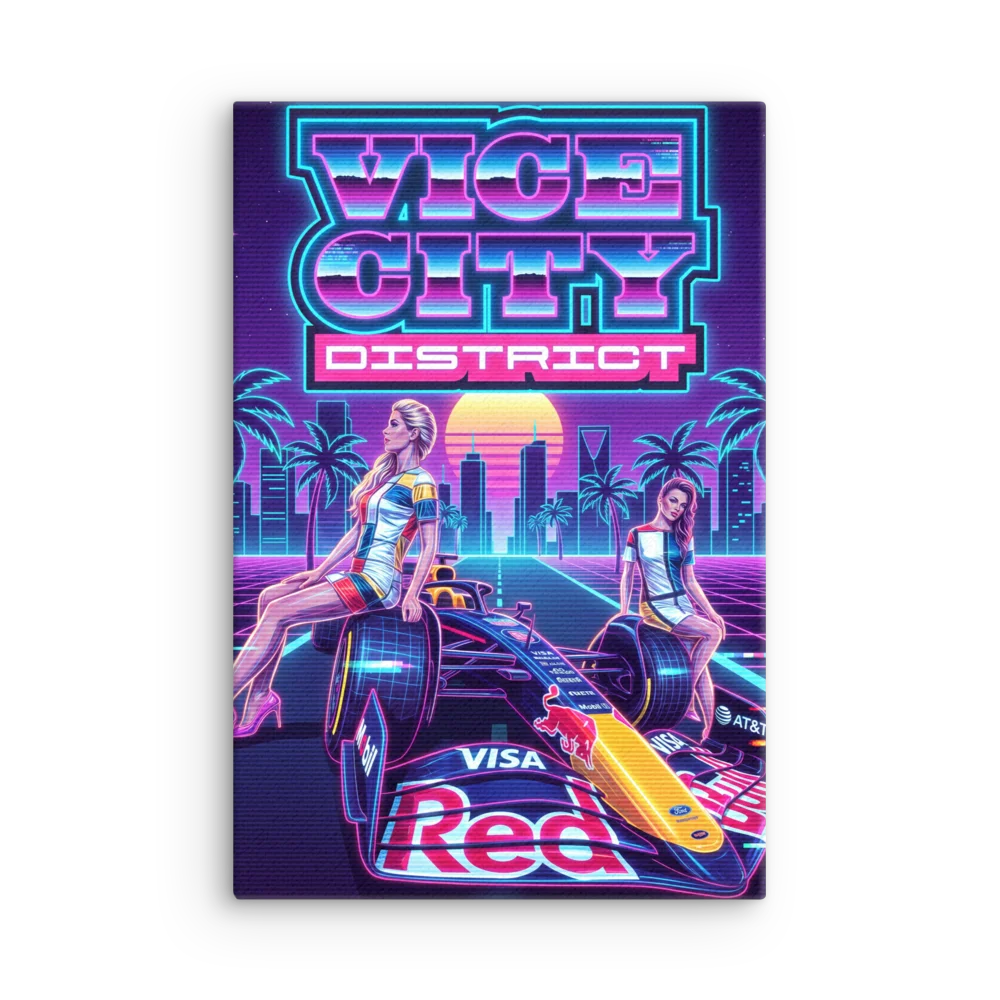 Vice City District Thin Canvas Wall Art product image (5)