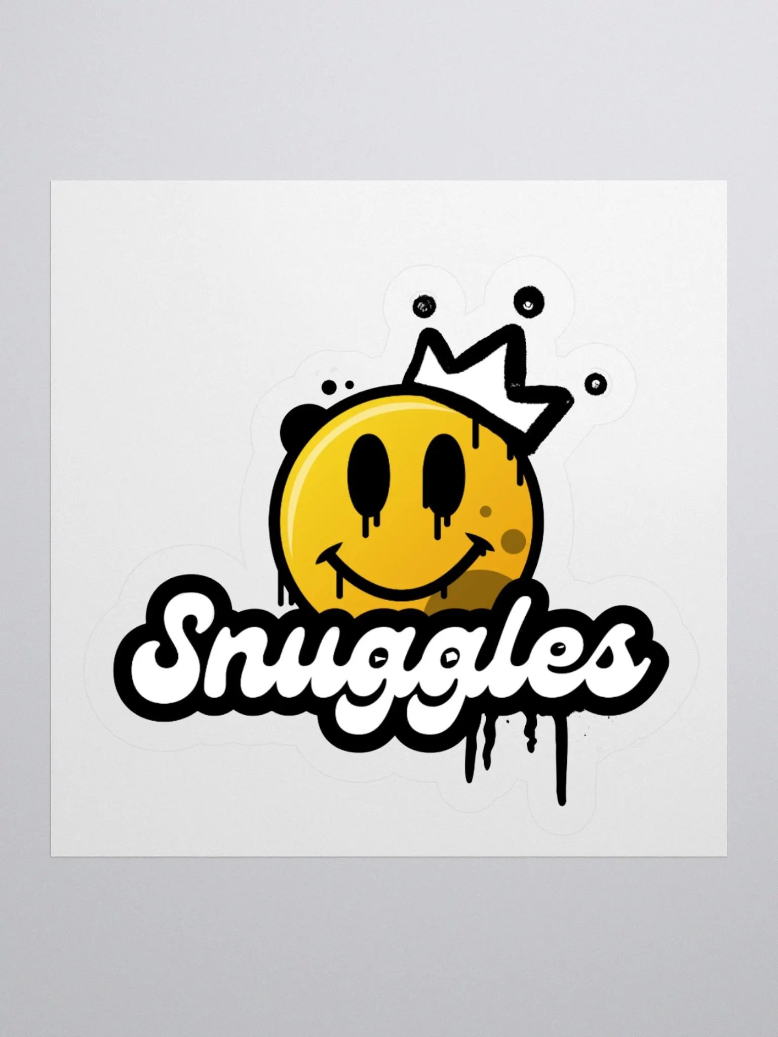 Snuggles Smiley Face Sticker product image (3)