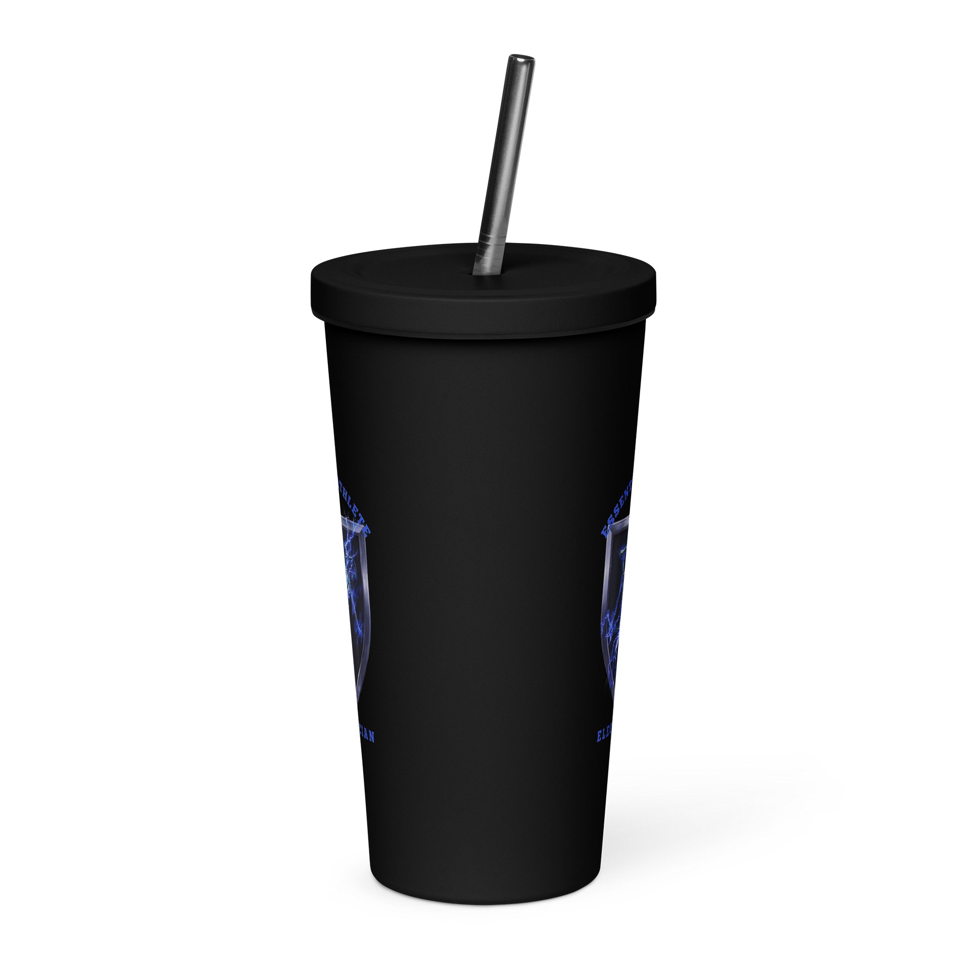 Shield Series: Electrician Edition Tumbler with Straw product image (4)