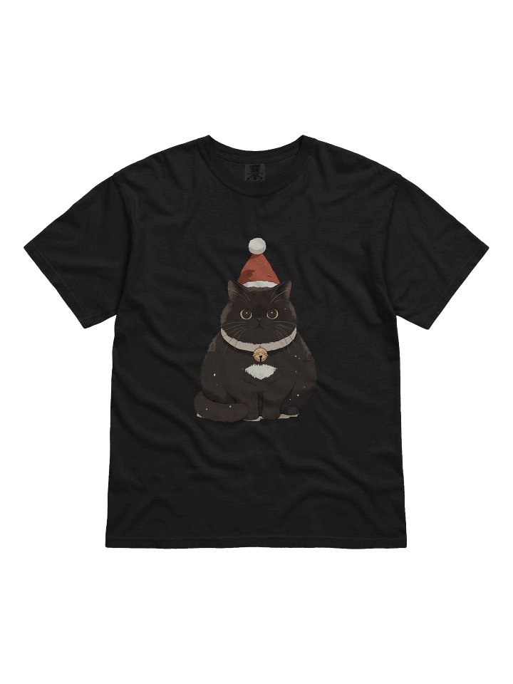 Festive Feline Santa Cat T-Shirt product image (1)