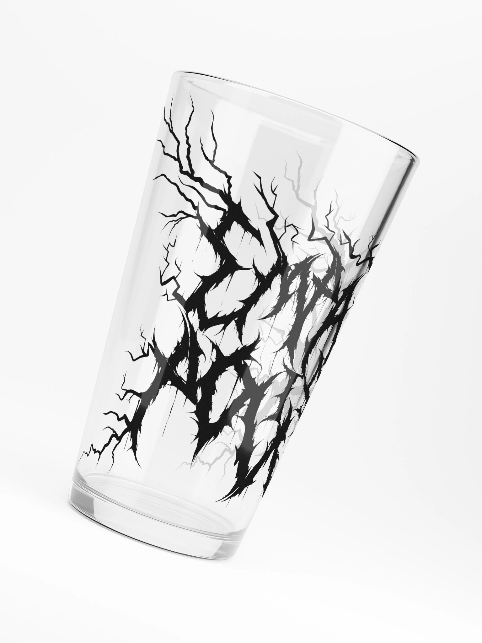 *NEW!* DEATH METAL Empathy is Power Pint Glass (Black) product image (6)