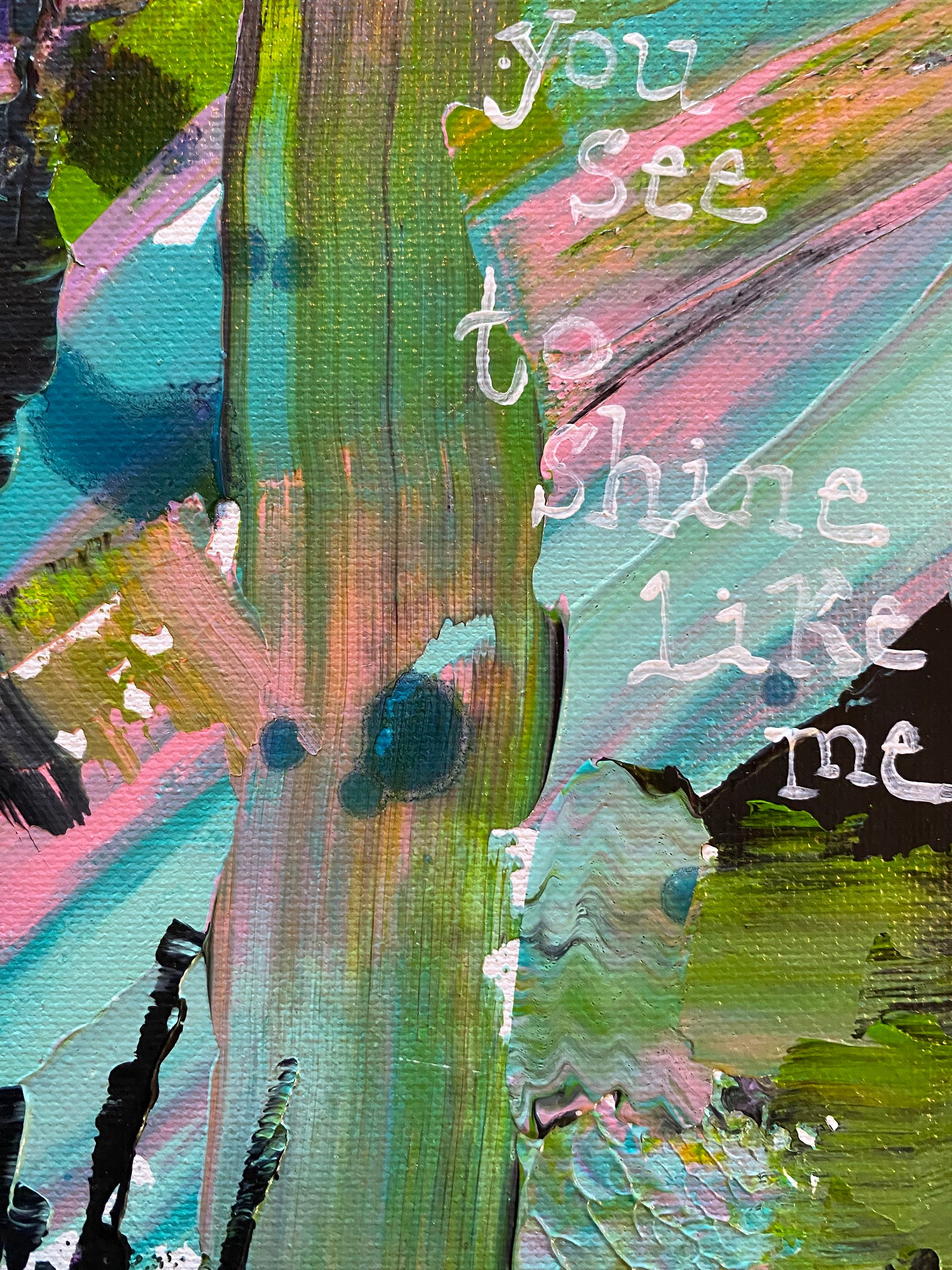 Shine Like Me Satellite Eclipse Lyric Painting product image (4)