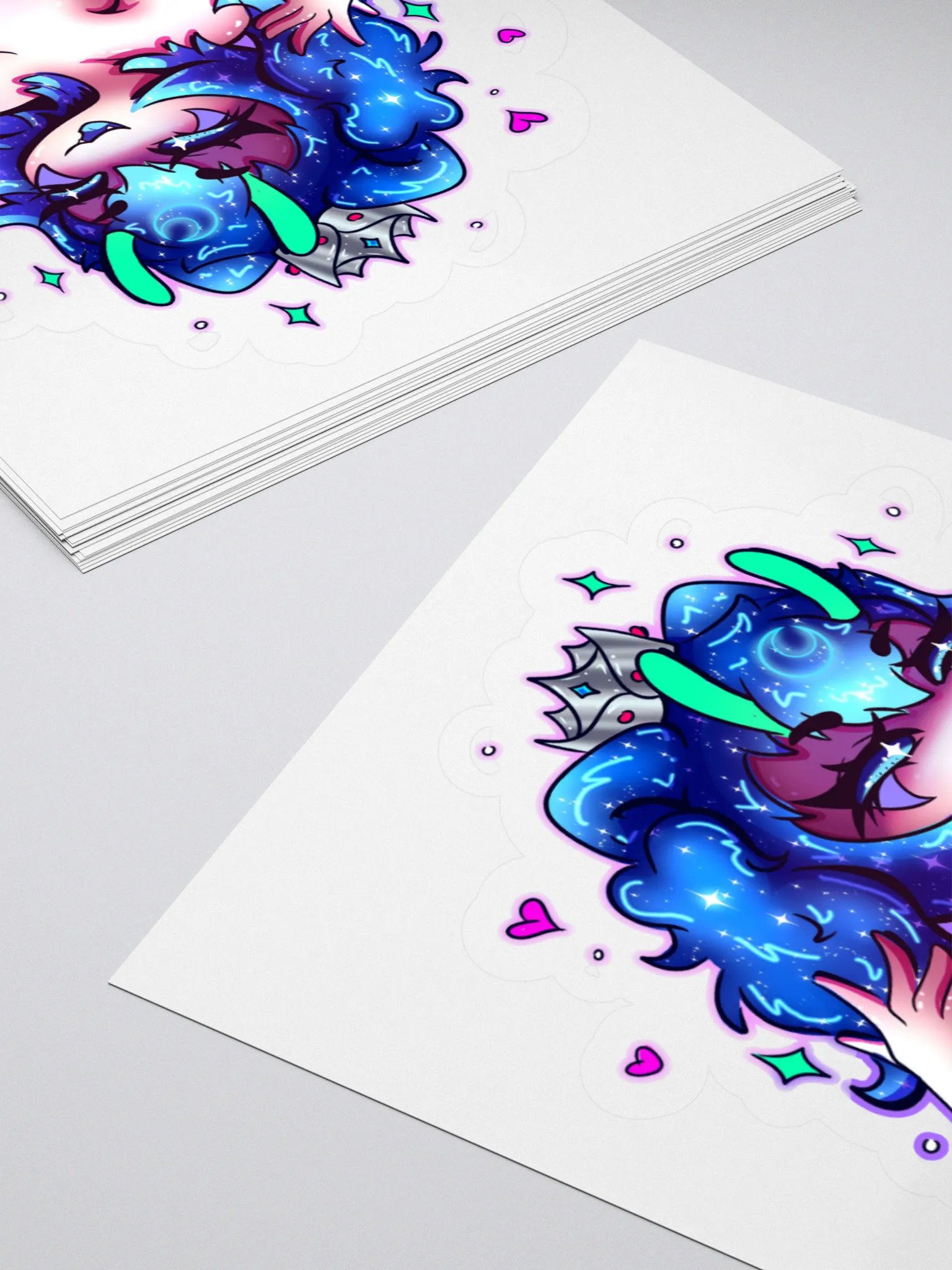 Princess Trashi smug sticker product image (16)